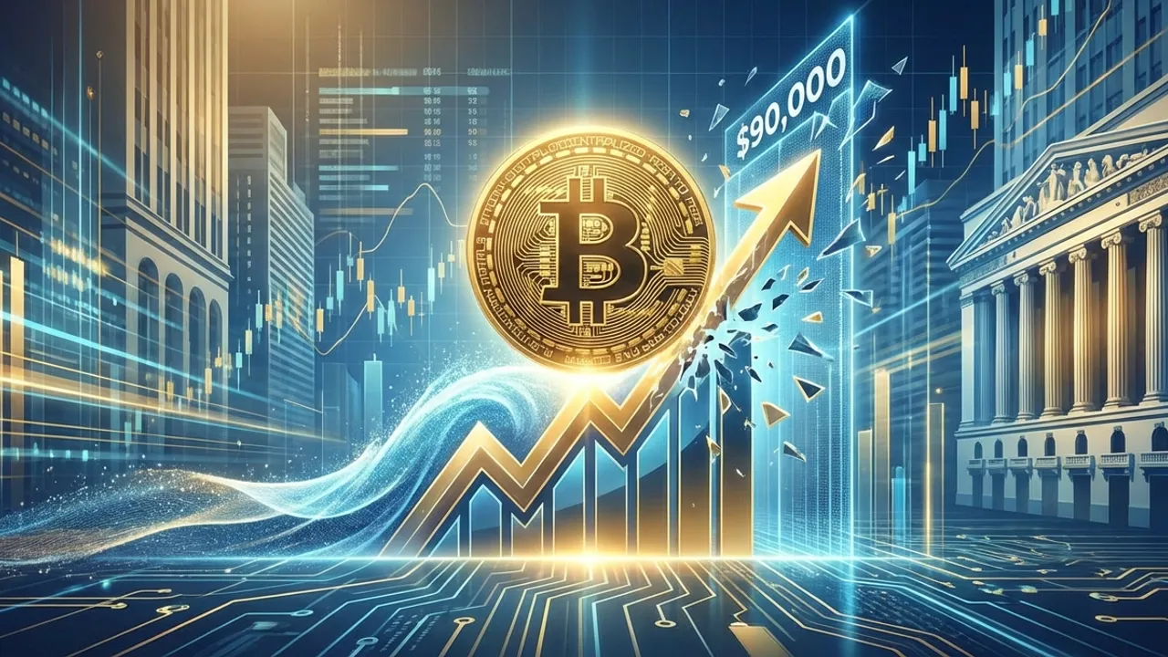 Bitcoin Breaks Through $90,000 Mark Following Massive Wall Street Buying Spree