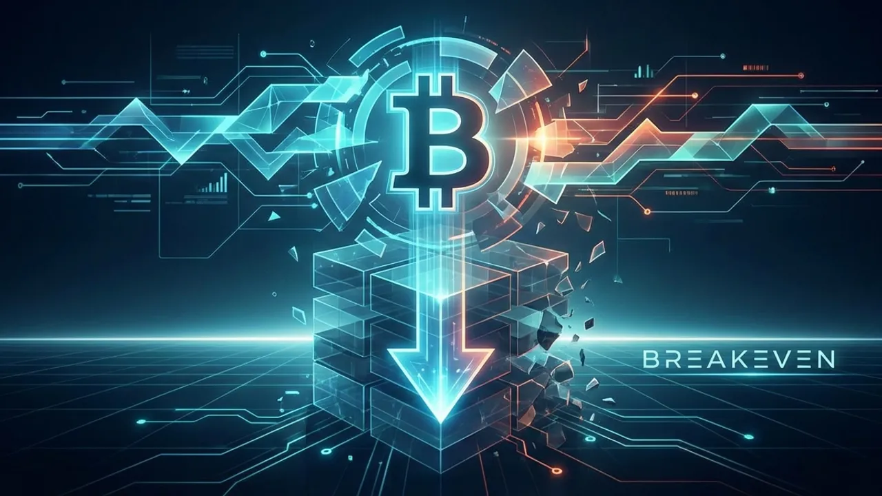 Bitcoin ETF Holders Face Critical Test as $6 Billion Outflow Pushes Prices Near Breakeven Levels