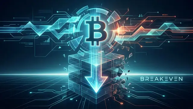 Bitcoin ETF Holders Face Critical Test as $6 Billion Outflow Pushes Prices Near Breakeven Levels