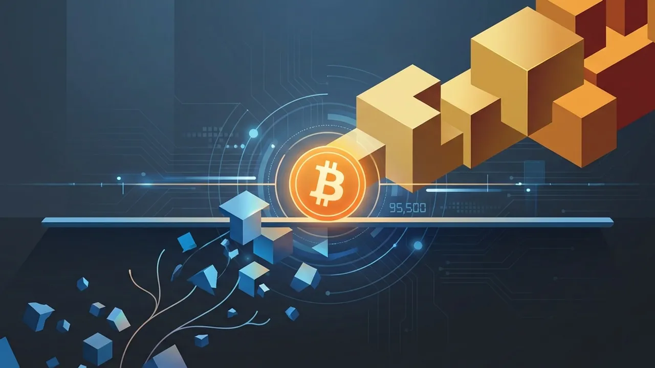 Bitcoin Stabilizes Near $95,500 as Retail Traders Remain Cautious While Institutional Demand Strengthens