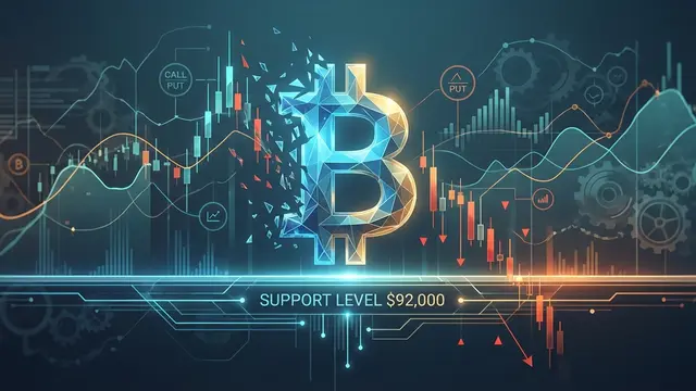Bitcoin Traders Eye $92,000 Support Level as Derivatives Metrics Show Weakening Sentiment