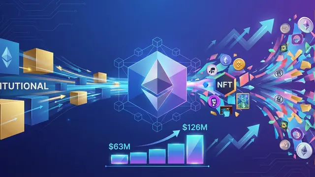 Ethereum Institutional Accumulation Accelerates as NFT Market Doubles Weekly Volume to $126 Million